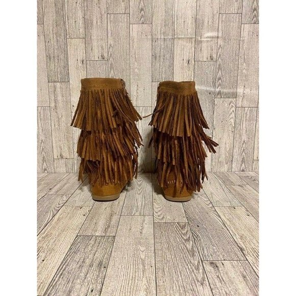 Mudd Brown Suede Fridge Boots Size Toddler 12 - Picture 4 of 6